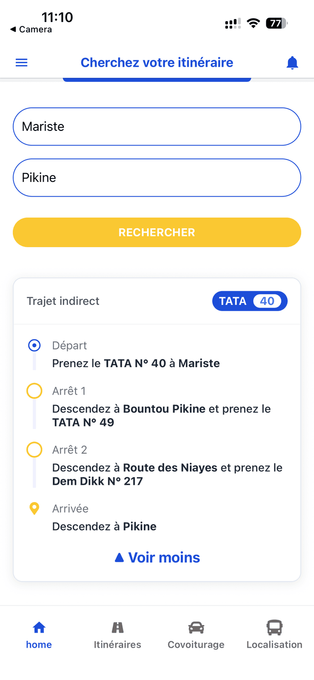 Bus Bi — Cherchez votre itinéraire